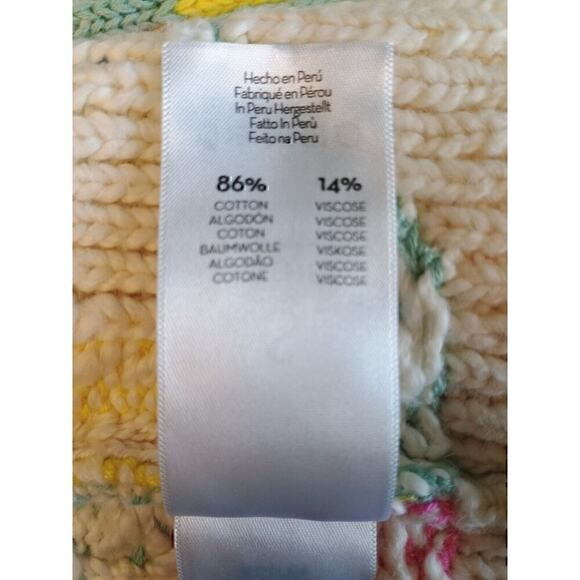 MOTHER Varsity Cropped Sweater Vest Designer Knit S Small - Picture 8 of 10